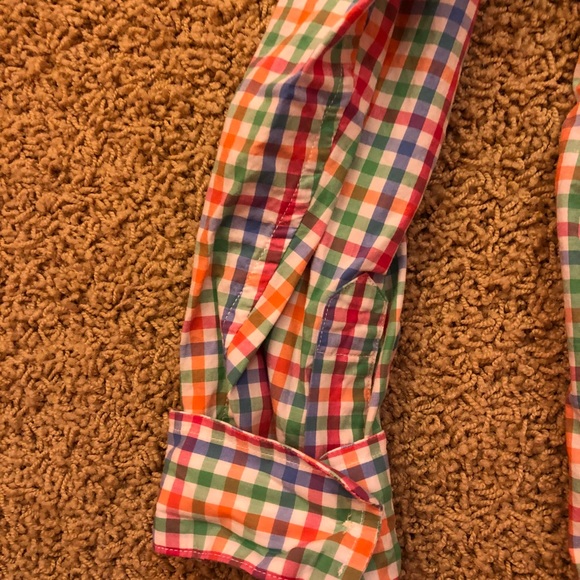 Vineyard Vines Boys Dress Shirt M 12-14 buttondown - Picture 3 of 4